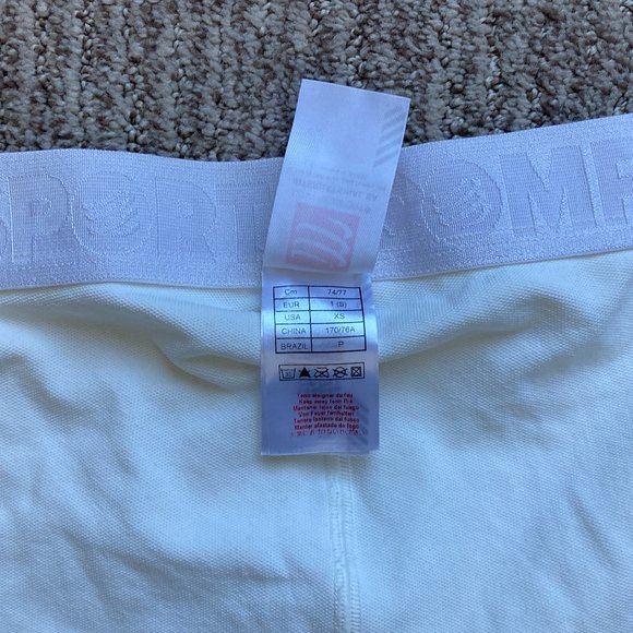New Men's XS Compressport Triathlon Compression Shorts White - Picture 3 of 3